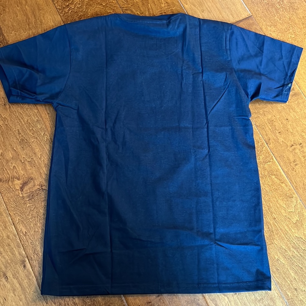 IPho made in Vietnam print tshirt short sleeve color navy New no tags Medium - Picture 6 of 9